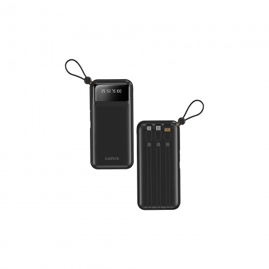 PB1201 - SUNİX PB120 10.000mAh POWERBANK ЧЕРЕН