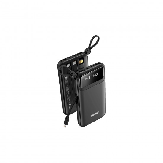 PB1201 - SUNİX PB120 10.000mAh POWERBANK ЧЕРЕН