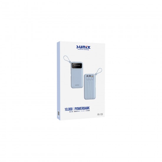 PB1203 - SUNİX PB120 10.000mAh POWERBANK СИН