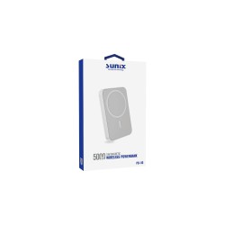 PB140 - SUNİX 5.000mAh MAGSAFE POWERBANK БЯЛ