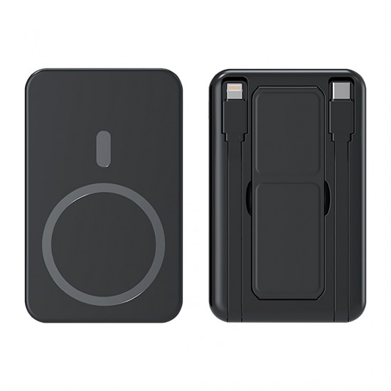 PB4701 - SUNİX PB47 10.000mAh MAGSAFE POWERBANK ЧЕРЕН