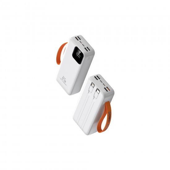PB6001 - SUNİX 30.000mAh POWERBANK 22.5W БЯЛ