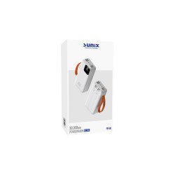 PB6001 - SUNİX 30.000mAh POWERBANK 22.5W БЯЛ