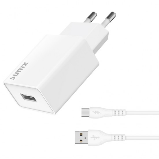 S10 - SUNİX 2.1A Зарядно с Type-C Кабел