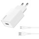 S10 - SUNİX 2.1A Зарядно с Type-C Кабел