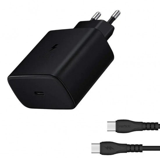 S50T01 - SUNİX 45W Зарядно с Type-C Кабел